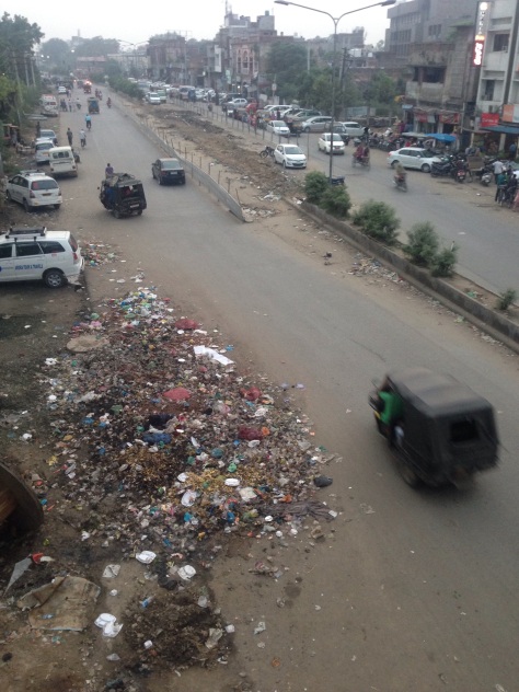 Amritsar and the also typical piles of rubbish which needs to change. 