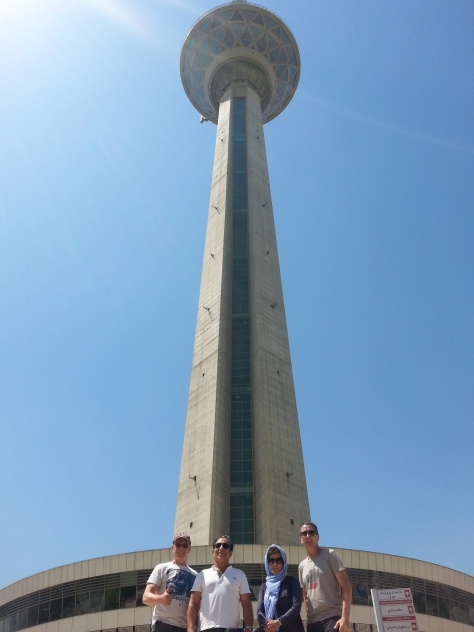 Milad Taower in Tehran, over 400m high and give s a great view of the city